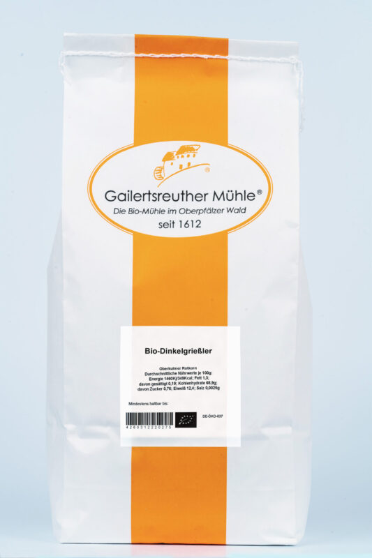Bio-Dinkelgrießler